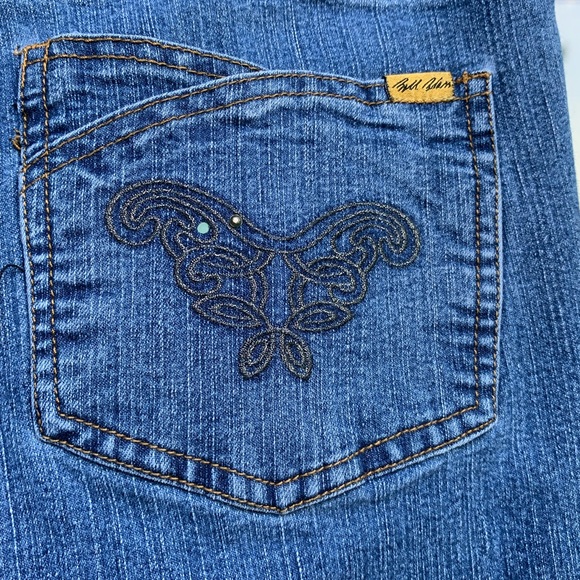 Bill Blass Stretch Bootcut Blue Jean Size 10 - Picture 3 of 4